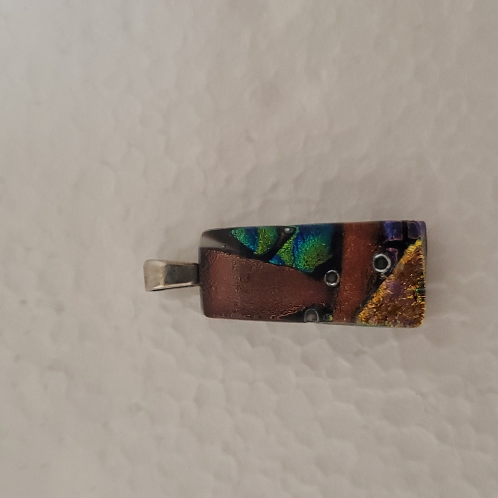 Dichroic Glass Pendant